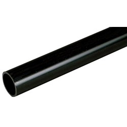 Univolt LSF Heavy Gauge 20mm Black PVC Conduit - 3 Metres